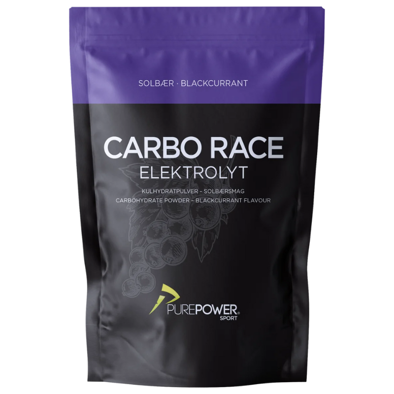 PurePower Carbo Race Elektrolyt Solbær (1 kg)