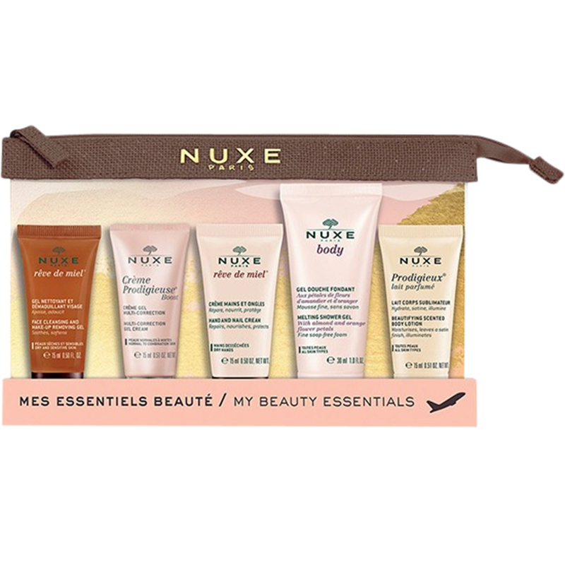 Nuxe Travel kit 2018 - 5 produkter i lækker rejsetaske