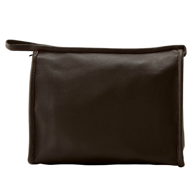 Voyage Timmy Toiletry Bag Brown Faux Leather (26x20x9 cm)