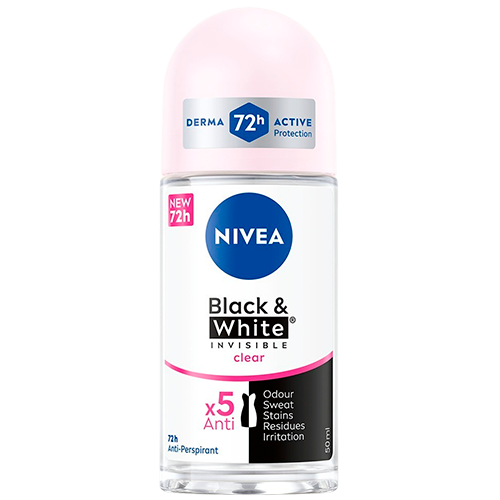 Nivea Black & White Original Female Roll On (50 ml)