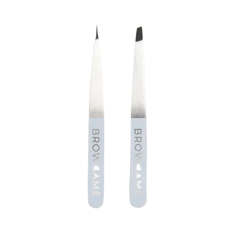 Browgame Duo Pack Tweezer Pointed & Slanted (1 stk)
