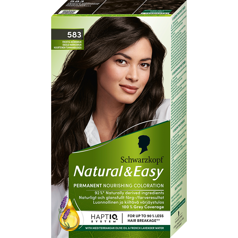 Schwarzkopf Natural & Easy 583 Icy Dark Brown (1 stk)