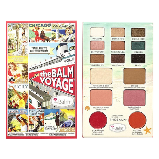 The Balm Voyage Vol. 2 Mini Face Palette 18.1 g.