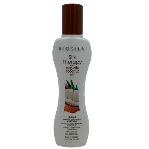 Biosilk Organic Coconut Oil 3-In-1 Shampoo 167 ml.