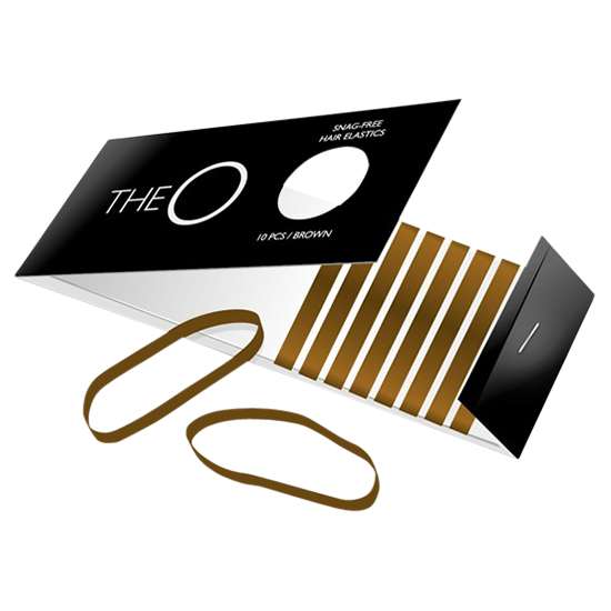 The O Hårelastikker Brown 10 stk.