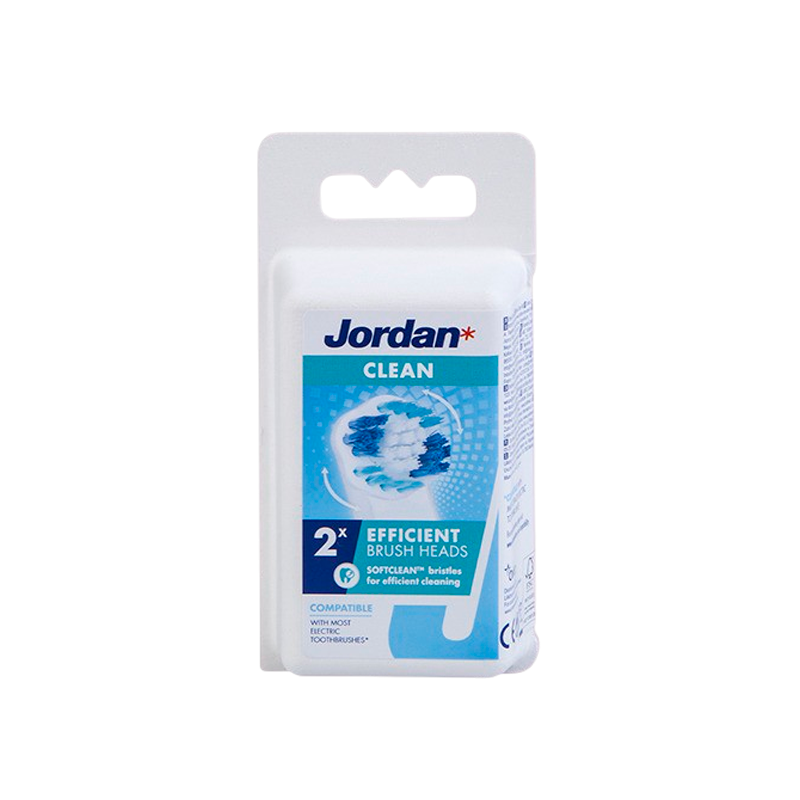 Jordan Clean Brush Heads (2 stk)