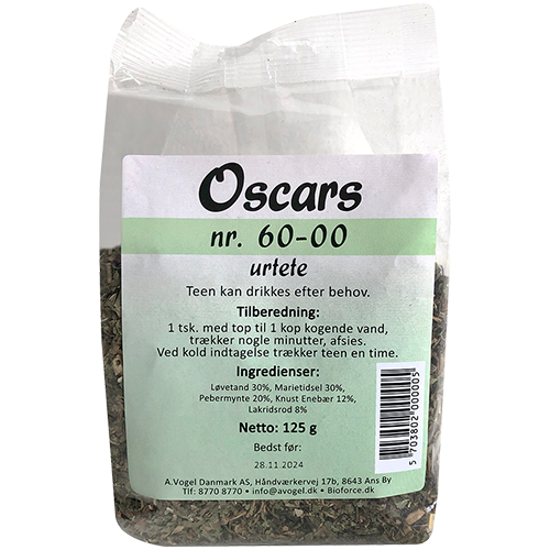 Oscars nr 60-00 Urtete (125 g)