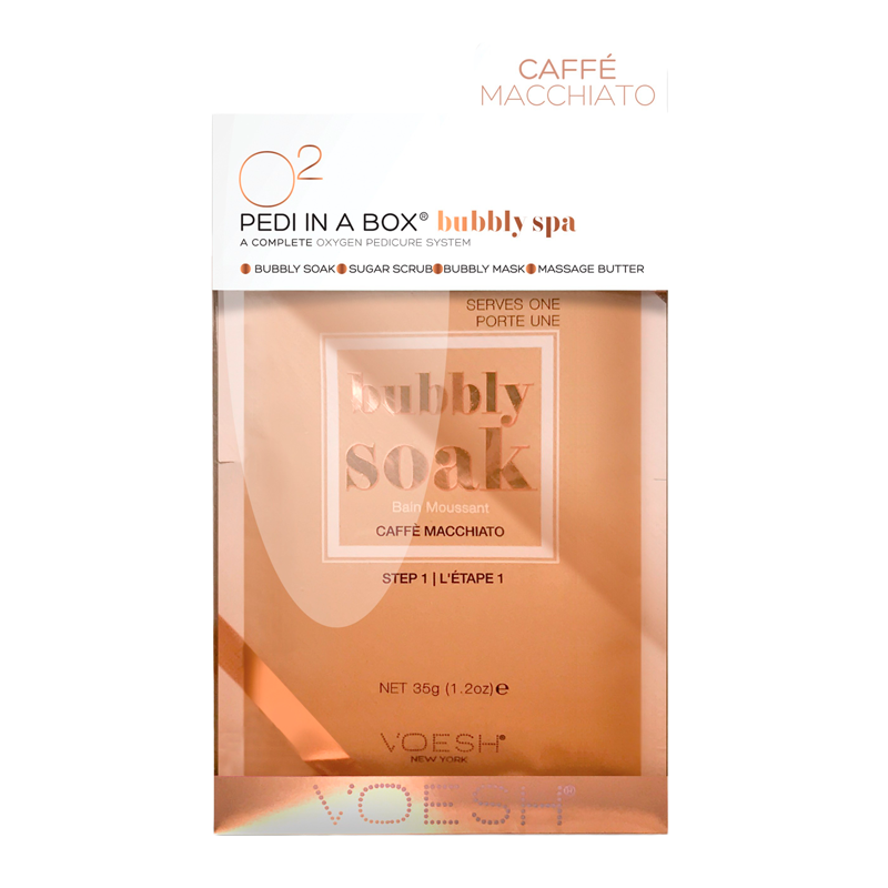 VOESH Pedi In A Box O2 Oxygen Spa-Cafe Macchiato (1 stk)