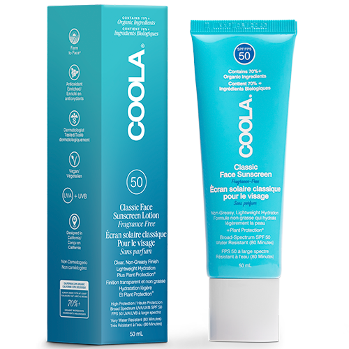 Coola Classic Face Lotion Fragrance Free SPF 50 (50 ml)