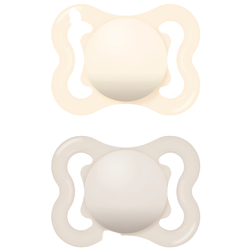 MAM Air Sut Neutral Natural Rubber 0-6M (2 stk)