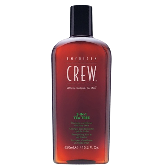 American Crew 3-In-1 Tea Tree Shampoo 450 ml.