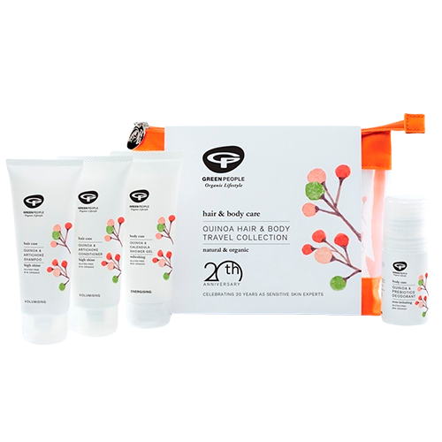 Green People Quinoa Hair & Body Travel Collection (3 x 100 ml/1 x 75 ml)