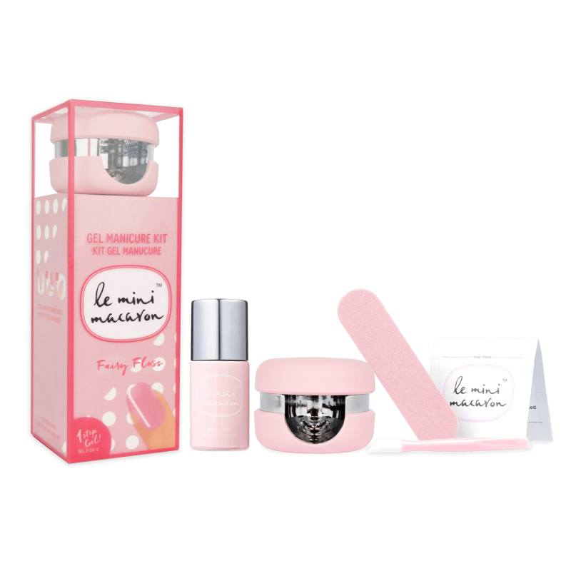 Le Mini Macaron Manicure Kit Fairy Floss