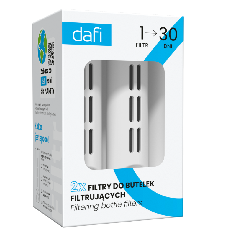 Dafi Refiller 2-Pack Till Filterflaske Solid (1 stk)