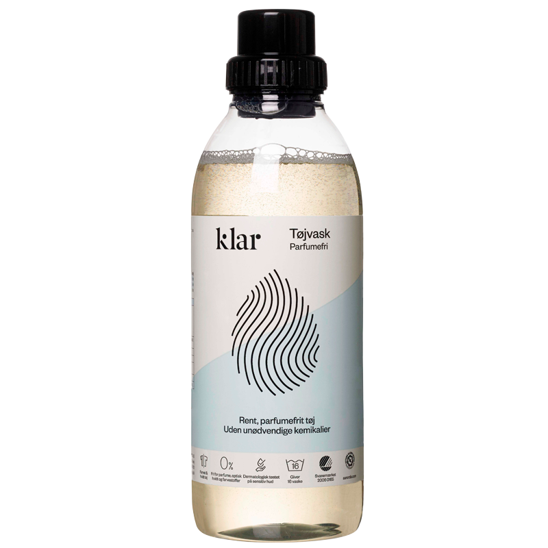 Klar Tøjvask Parfumefri (750 ml)
