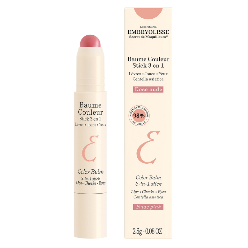 Embryolisse Color Balm 3-In-1 Stick Raspberry Pink 2,5G (2,5 g)
