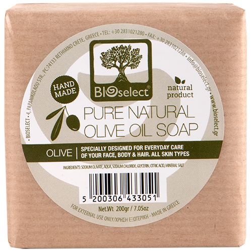 Bioselect Pure Natural Olive Oil Soap (200 gr)
