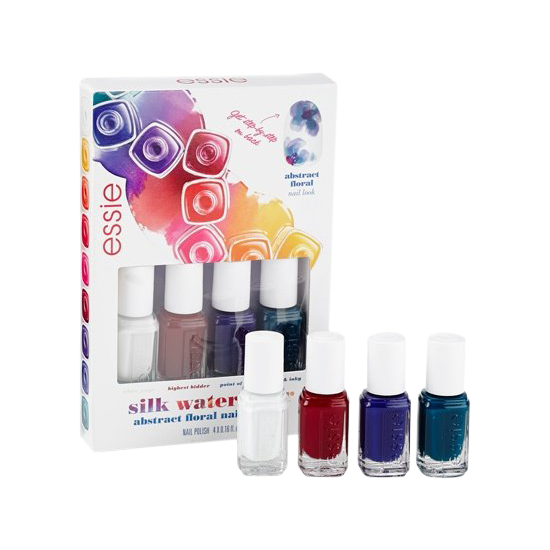 Essie Silk Watercolour Abstract Floral Mini 4-Pack