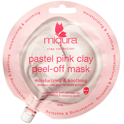 Miqura Care Pastel Pink Clay Peel Off Mask (20 ml)