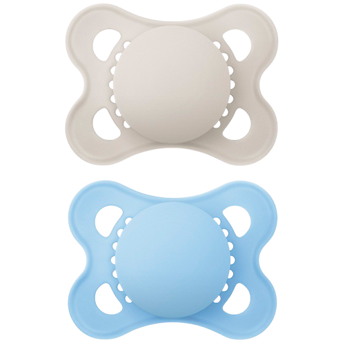 MAM Original Blue 0-6m Uden Motiv Sut (2 stk)