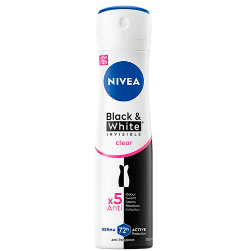 Nivea Black & White Original Female Spray (150 ml)