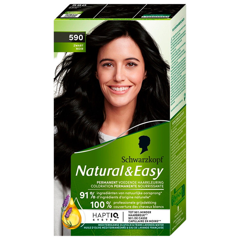 Schwarzkopf Natural & Easy 590 Ebony Black (1 stk)
