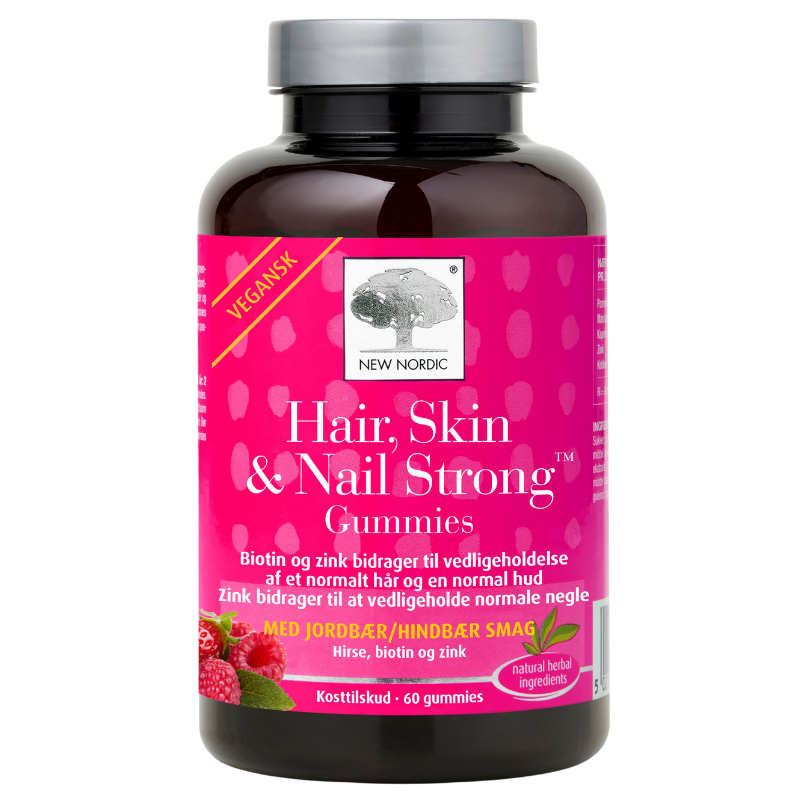 New Nordic Hair, Skin & Nail Strong Gummies (60 stk)