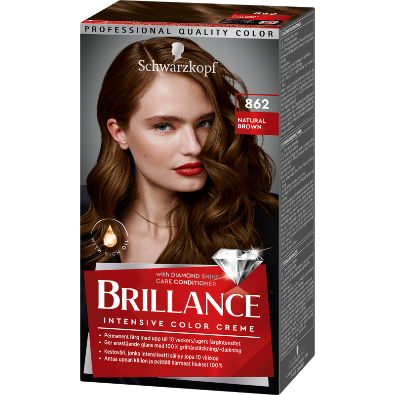 Schwarzkopf Brillance 862 Natural Brown