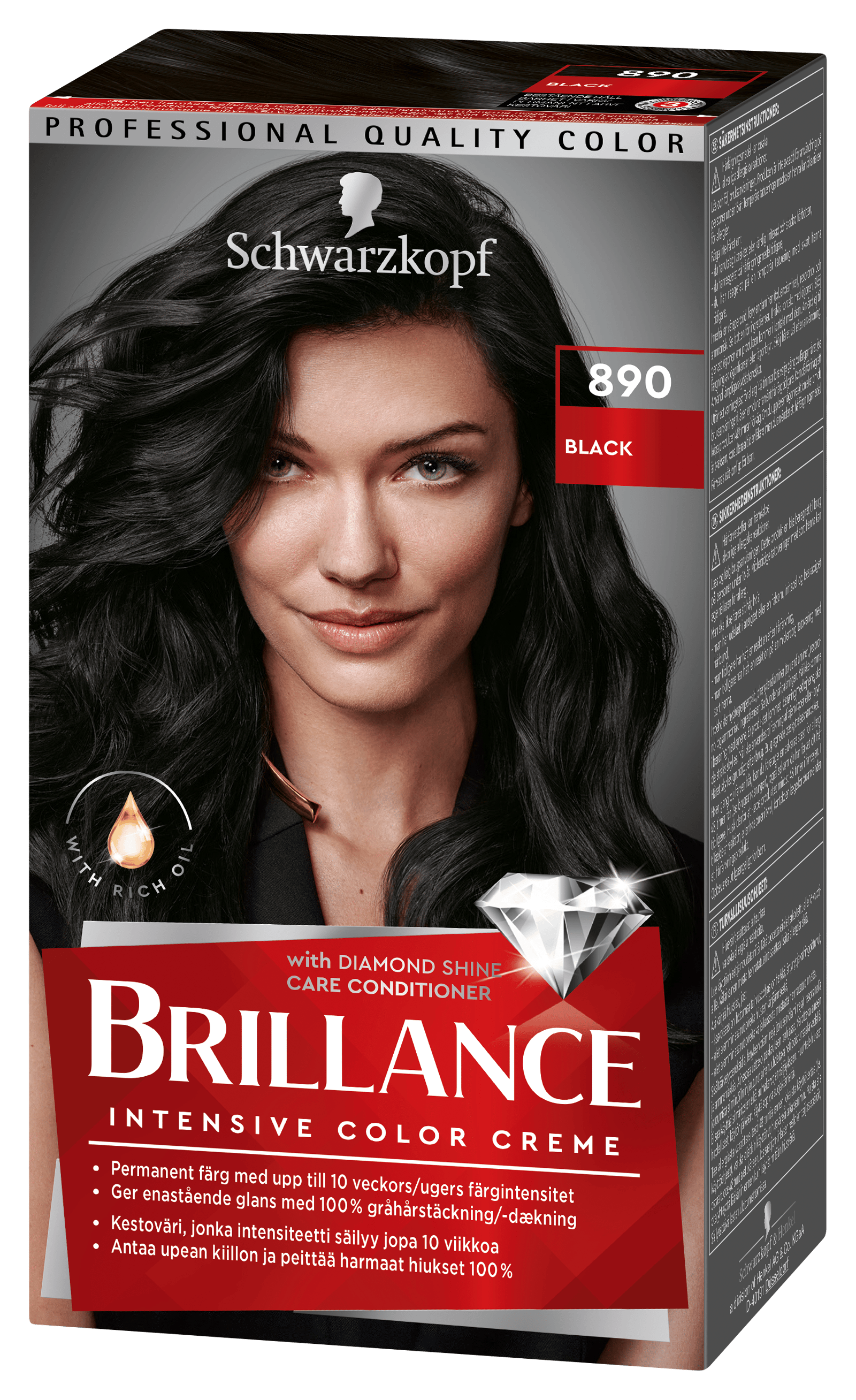 Schwarzkopf Brillance 890 Black