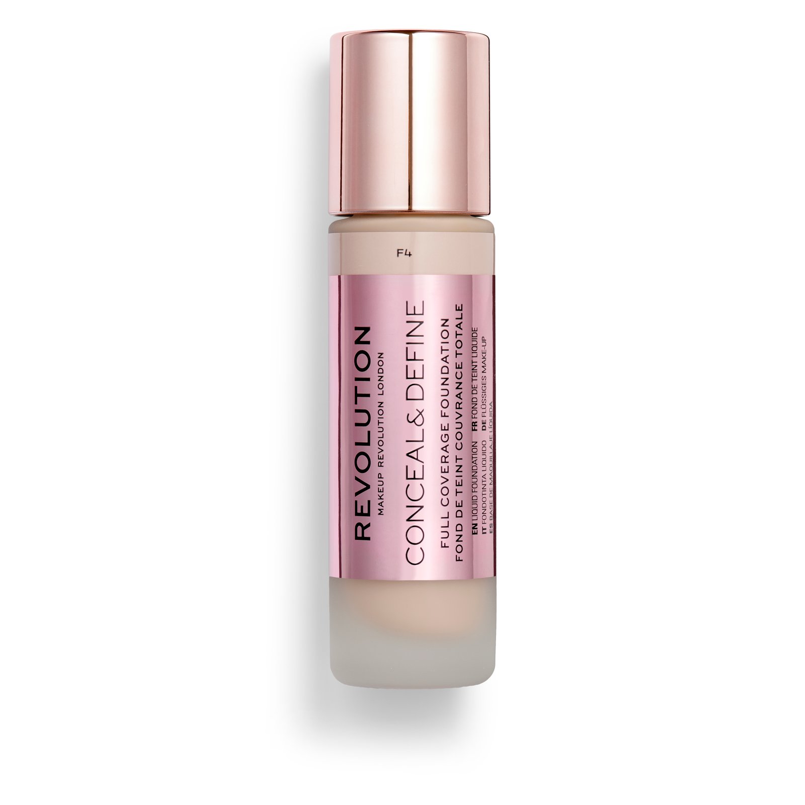 Makeup Revolution Conceal & Define Foundation F4 (23 ml)