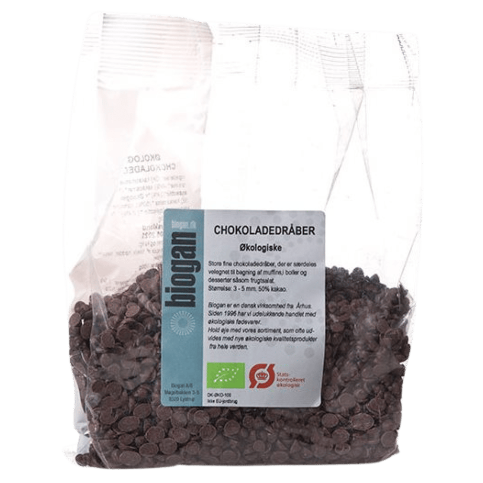 Biogan Chokoladedråber Ø (200 g)