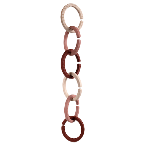 Filibabba Silikone Ophængsringe Rose (1 stk)
