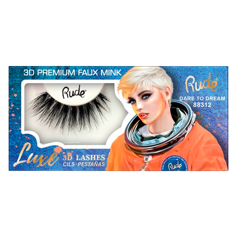 RUDE Cosmetics Luxe 3D Lashes Premium Faux Mink Dare to Dream (1 stk)