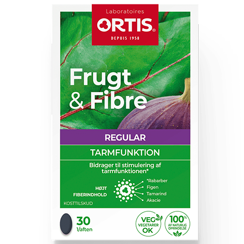 Ortis Frugt & Fibre tabletter (30 tab)