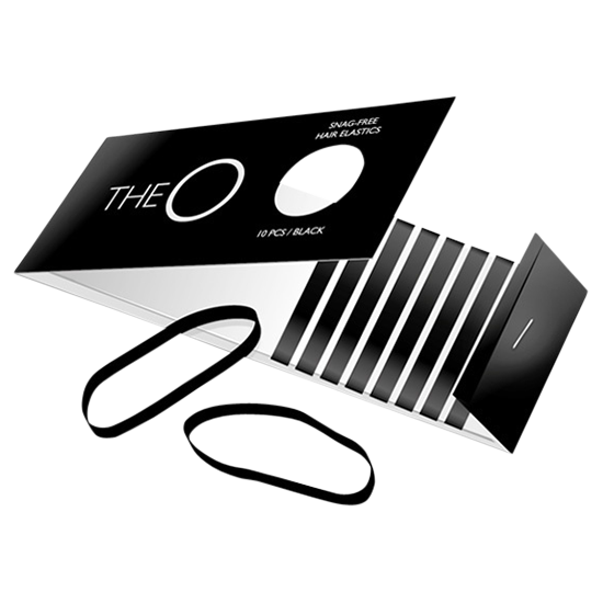 The O Hårelastikker Black 10 stk.