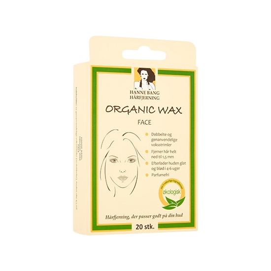 Hanne Bang Organic Wax Face Strips 20 stk.