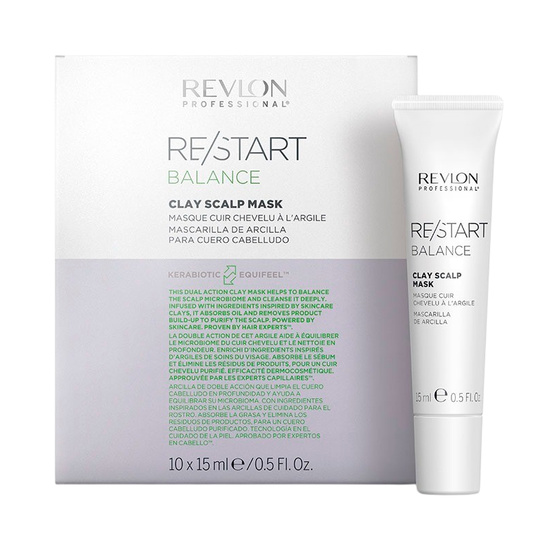 Revlon Restart Balance Clay Scalp Mask (10x15 ml)