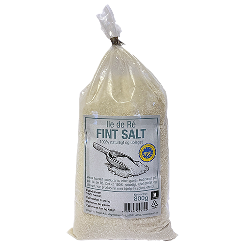 Biogan Fransk Fint Havsalt Ile De Ré Ubleget (800 g)