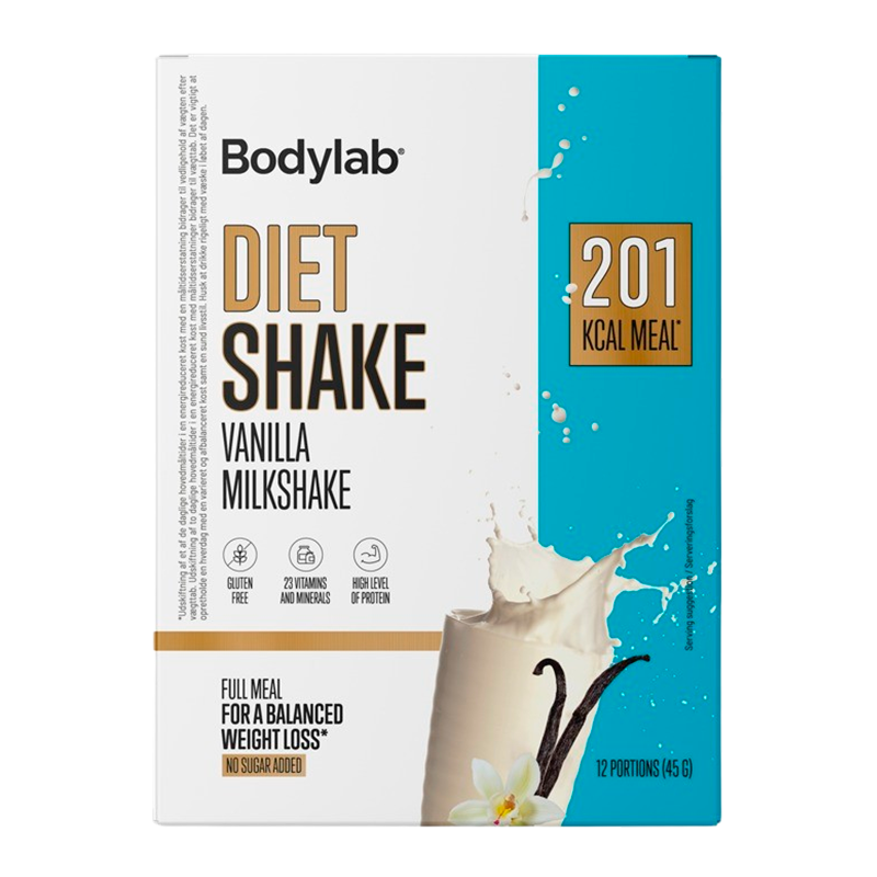 Bodylab Diet Shake Box Vanilla Milkshake (12x45 g)