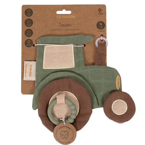 Filibabba Nusseklud Med Bidering Traktor (1 stk)