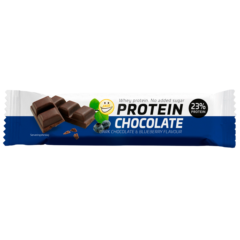 EASIS Protein Mørk Chokoladebar Blåbær (35 g)