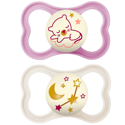 MAM Air Night Pink 6-16m Sut (2 stk)