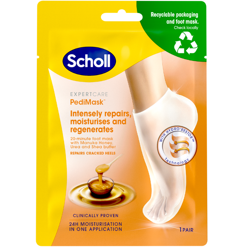 Scholl PediMask Manuka Honey (1 sæt)