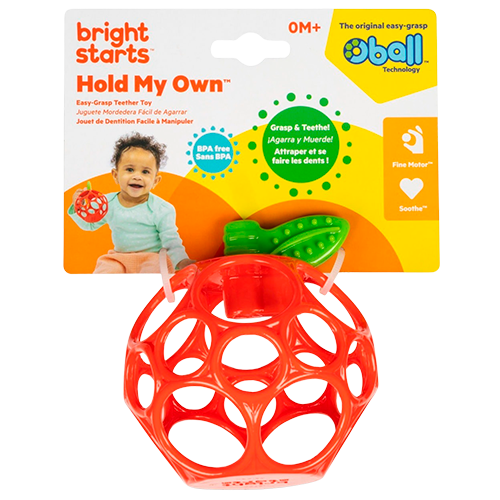 Oball Easy-Grasp Teether Toy Æble (1 stk)