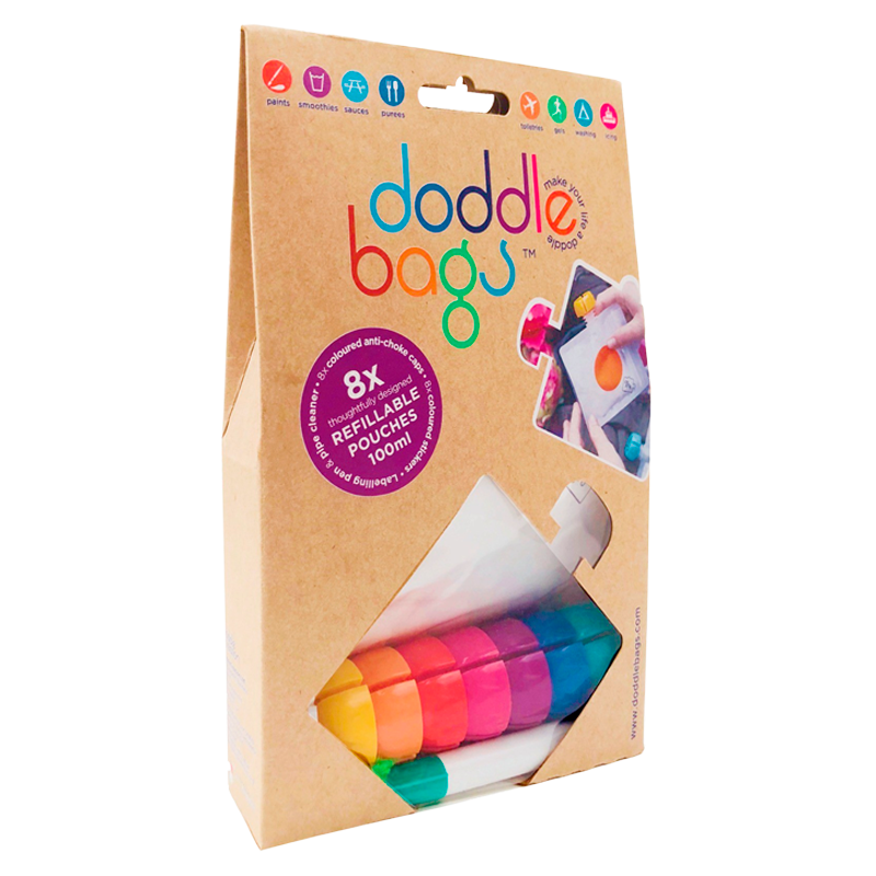 Doddlebags Retail Poser Med Tusch (8 x 100 ml)