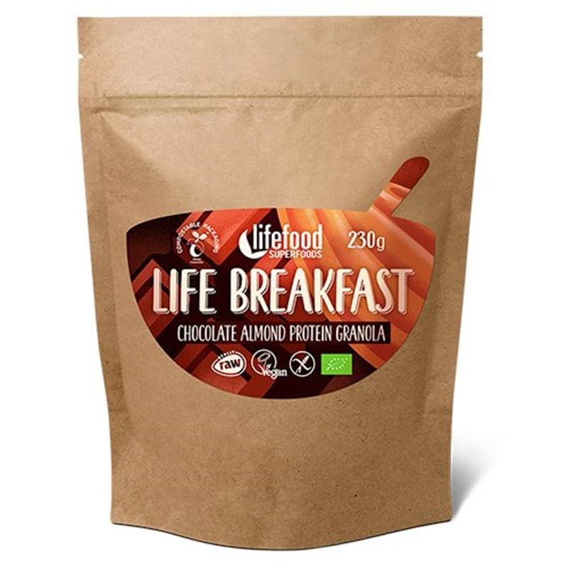 Lifefood Life Breakfast Chokolade & Mandel Ø (230 g)