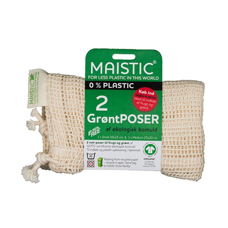 Maistic Netposer Grønt Str.S-M (2 pak)