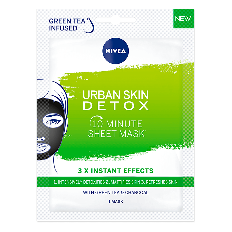 Nivea Urban Skin Detox Sheet Mask (1 stk)