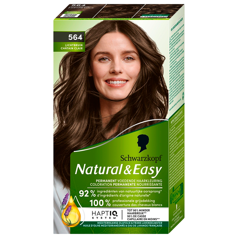 Schwarzkopf Natural & Easy 564 Natural Light Brown (1 stk)