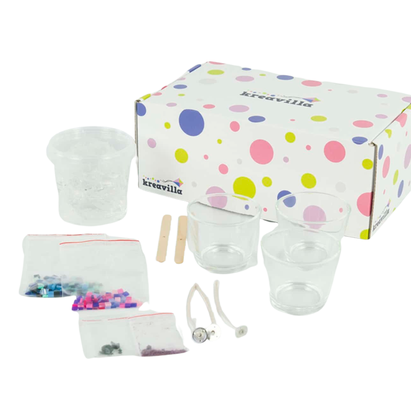 Kreavilla Kreakasse - Gelélys Blå/Turkis (1 stk)